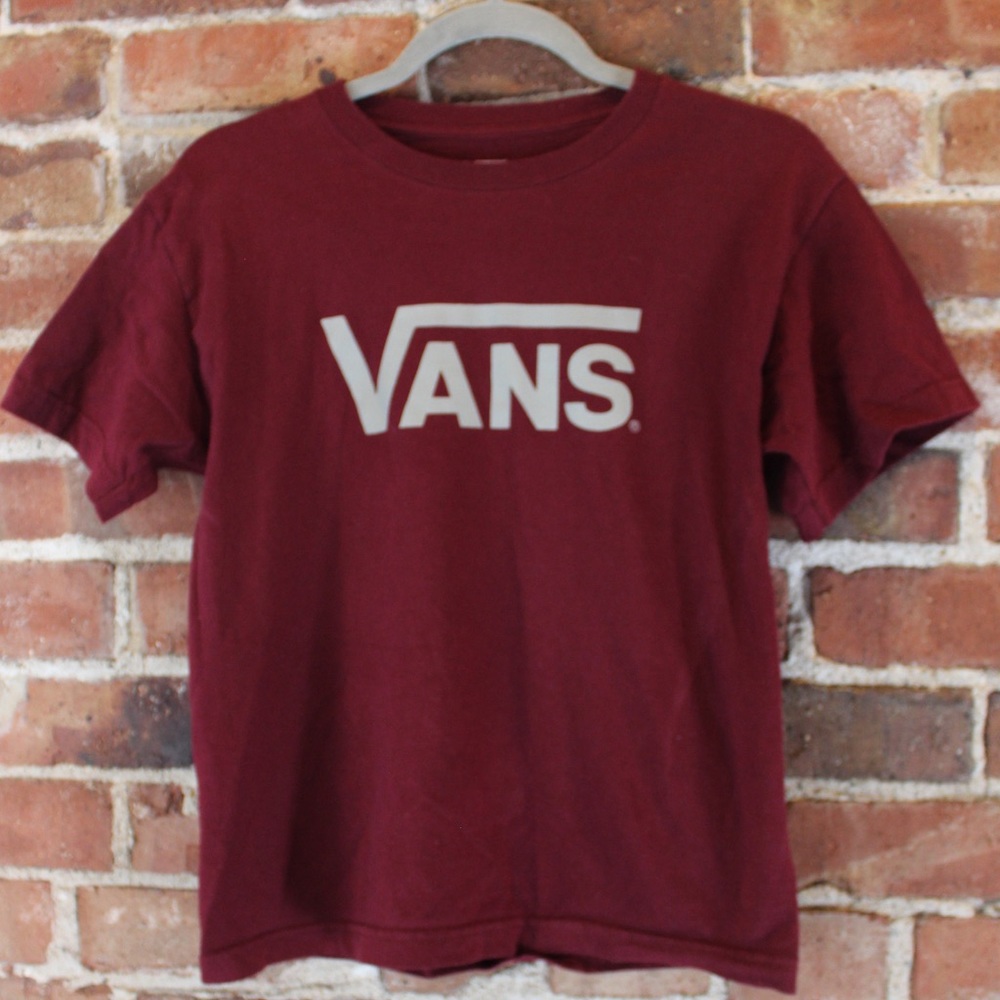 Vans Burgundy Flying Crew T-Shirt